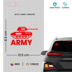 Road Awareness Army Shield Car Decal