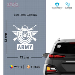 Classic Army Star Sticker for Cars