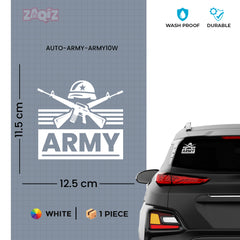 Proud Army Family Sticker for Vehicles