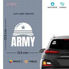 Army Service Emblem Decal for Safety