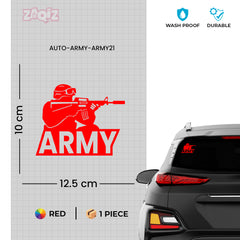 Army Star Shield Tag for Vehicles