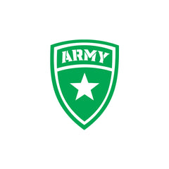Bold Army Shield Sticker for Vehicles
