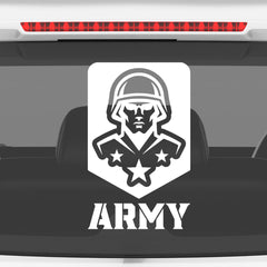 Proud Army Service Vehicle Tag for Drivers