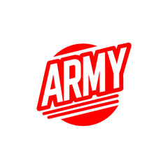 Patriotic Army Emblem Sticker for Cars