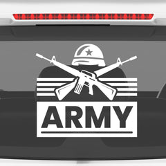 Proud Army Family Sticker for Vehicles