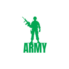 Army Forces on Duty Sticker for Cars