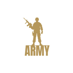 Army Forces on Duty Sticker for Cars