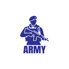 Durable Army Car Safety Decal for Awareness
