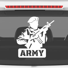 Bold Design Army Shield Sticker for Cars