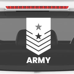 Army Officer Duty Sticker for Vehicles