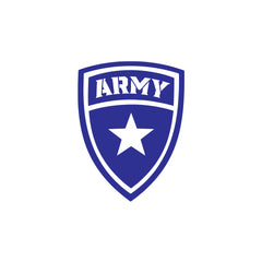 Bold Army Shield Sticker for Vehicles