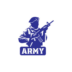 Bold Design Army Shield Sticker for Cars