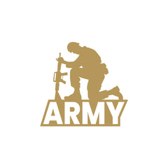 Army Officer Shield Decal for Drivers