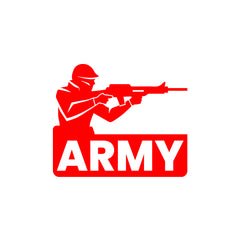Support Army Heroes Sticker for Cars