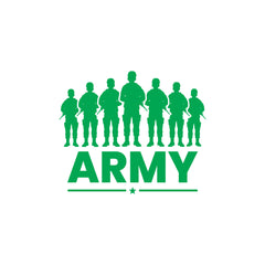 Patriotic Army Star Vehicle Sticker