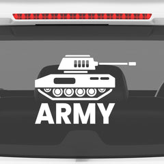 Road Awareness Army Shield Car Decal