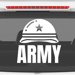 Army Service Emblem Decal for Safety