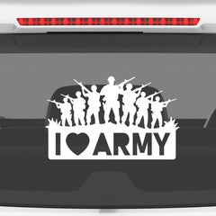 Army Life Emblem Sticker for SUVs