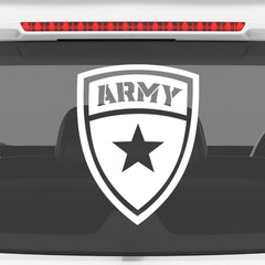 Bold Army Shield Sticker for Vehicles