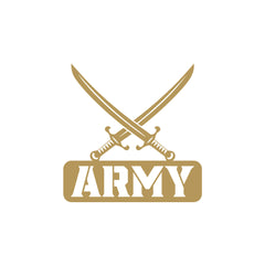 Army Duty Sticker for Safe Roads