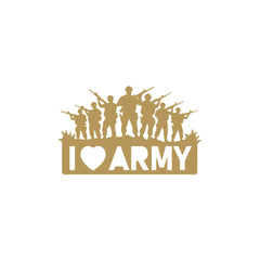 Army Life Emblem Sticker for SUVs