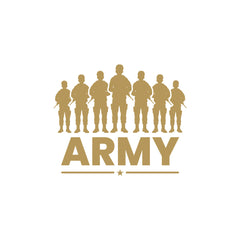 Patriotic Army Star Vehicle Sticker