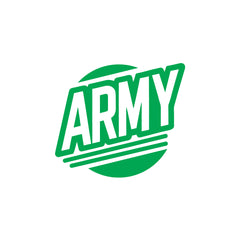 Patriotic Army Emblem Sticker for Cars