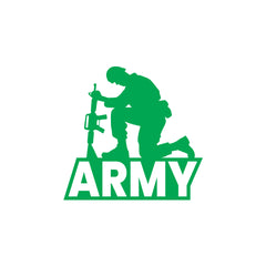 Army Officer Shield Decal for Drivers