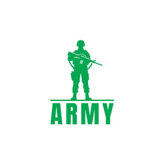 Army Veteran Car Decal for Road Safety
