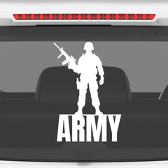 Army Forces on Duty Sticker for Cars
