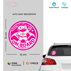 Weatherproof Baby on Board Car Sign
