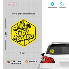 Simple Baby on Board Sticker for Families