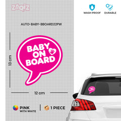 Baby on Board Sign for Peaceful Driving