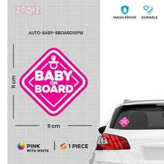 Baby on Board Car Sign for Safe Driving