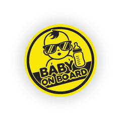 Stylish Baby on Board Notice for Cars