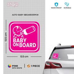 Durable Baby on Board Car Sticker Decal