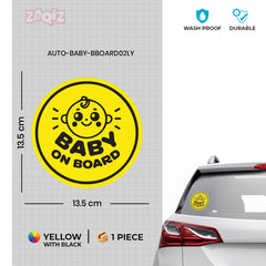 Baby on Board Safety Sign for Vehicles