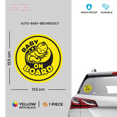 Adorable Baby on Board Car Decal