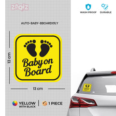 Cute Baby on Board Sticker for Cars