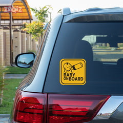 Durable Baby on Board Car Sticker Decal