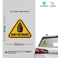 Cute and Safe Baby on Board Decal Design