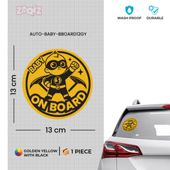Weatherproof Baby on Board Car Sign