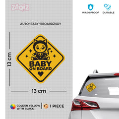 Baby on Board Safety Notice for Roads