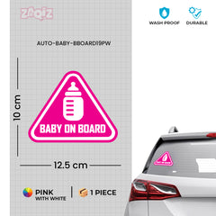 Cute and Safe Baby on Board Decal Design