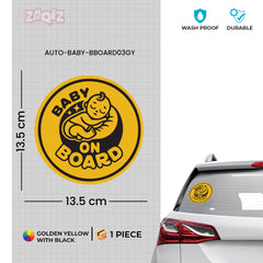 Adorable Baby on Board Car Decal