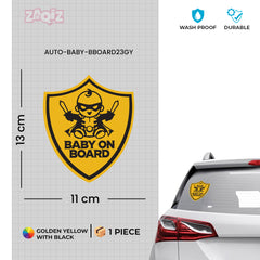 Durable Baby on Board Sticker for SUVs