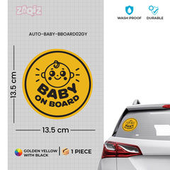 Baby on Board Safety Sign for Vehicles