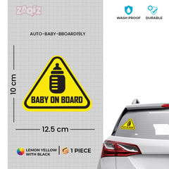 Cute and Safe Baby on Board Decal Design