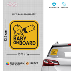 Durable Baby on Board Car Sticker Decal