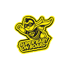 Reflective Baby on Board Safety Sticker